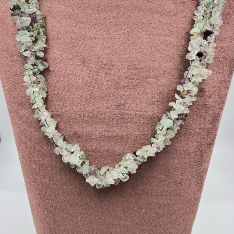 Fluoriet helder groen ketting