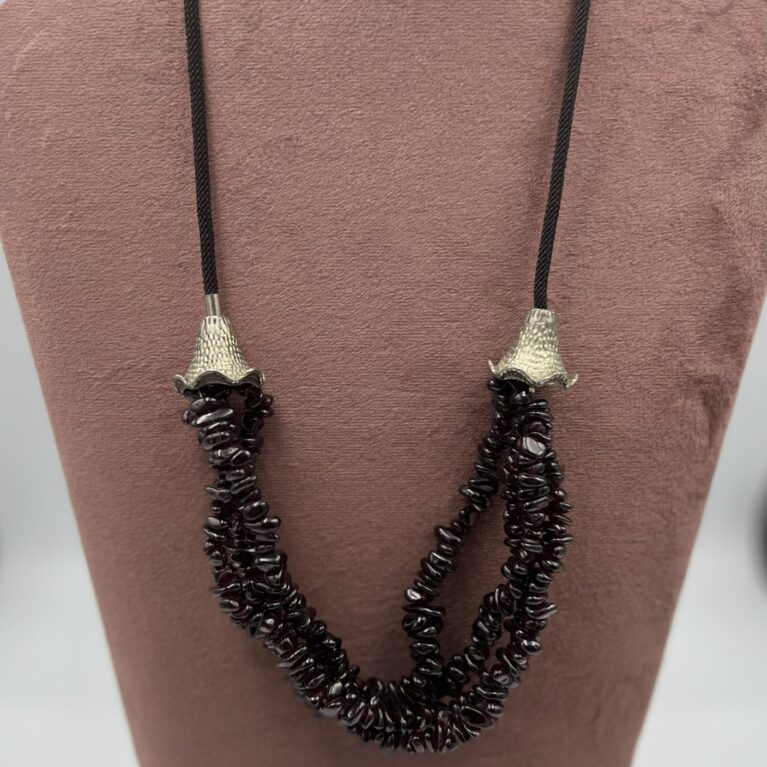 Labradoriet - zwart - ketting